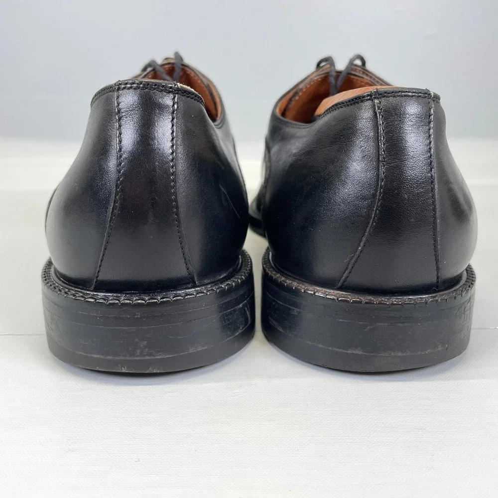 Florsheim Imperial Blucher Oxford Shoes Mens Size 10 D Black Leather Lace Up